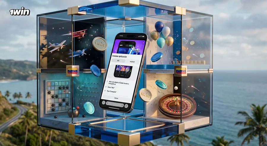 Aplicación de 1win para Android